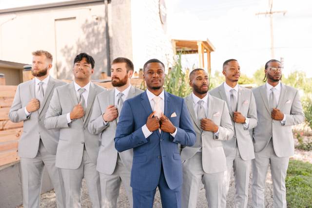 Groom and His Boys
