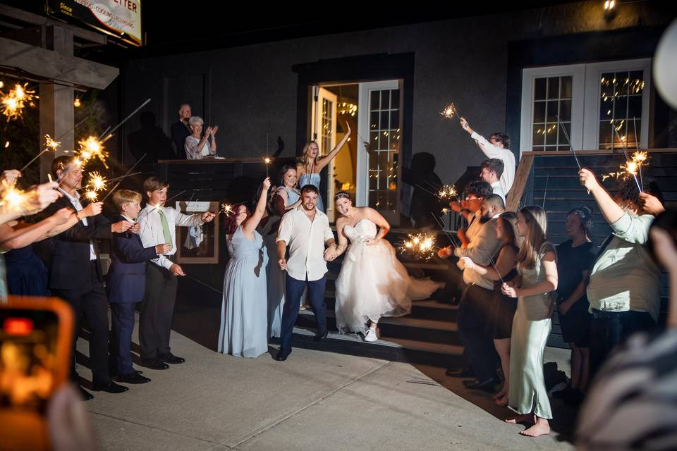 Sparkler Send Off