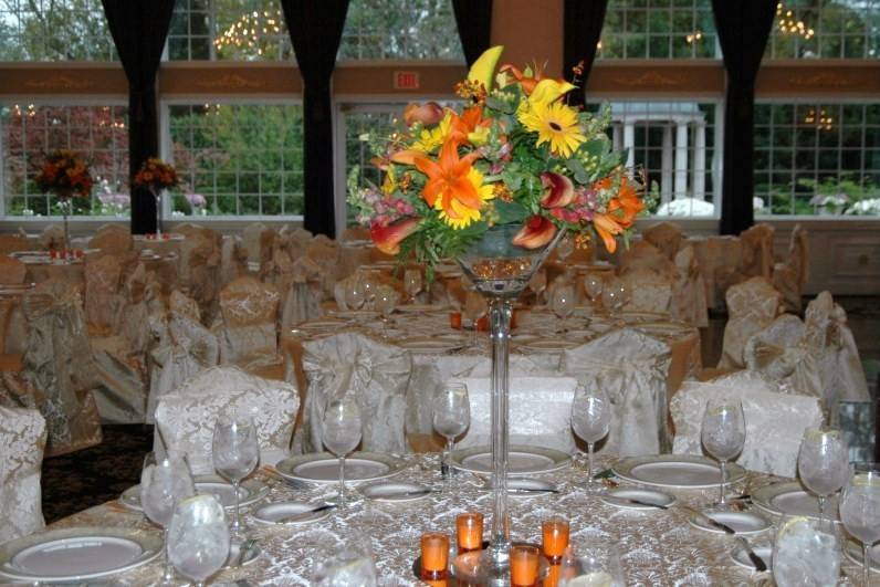 Flower centerpiece