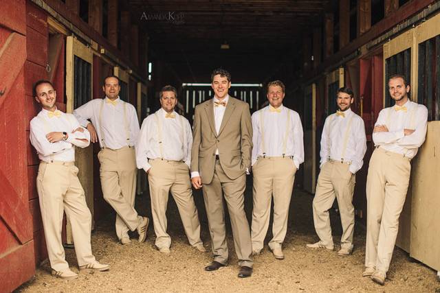 Groom with groomsmen