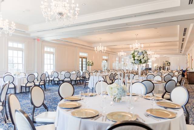 White and Blue Wedding