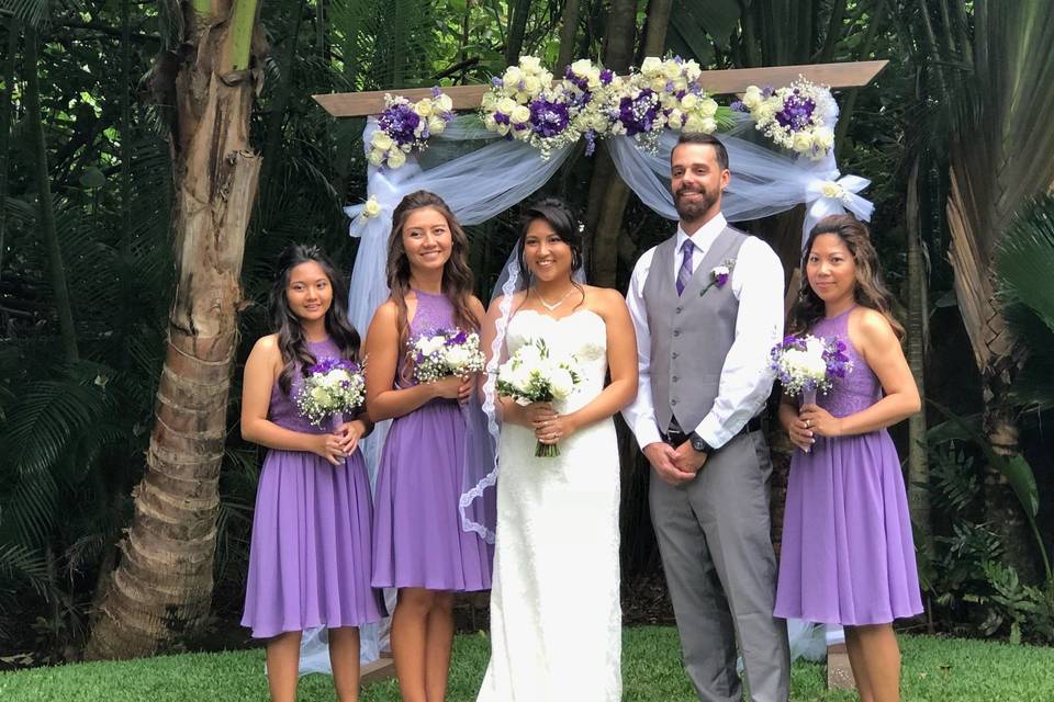 Wedding Party Hair and Makeup