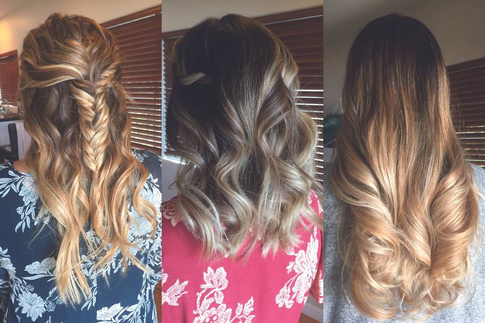 Bridesmaid hair