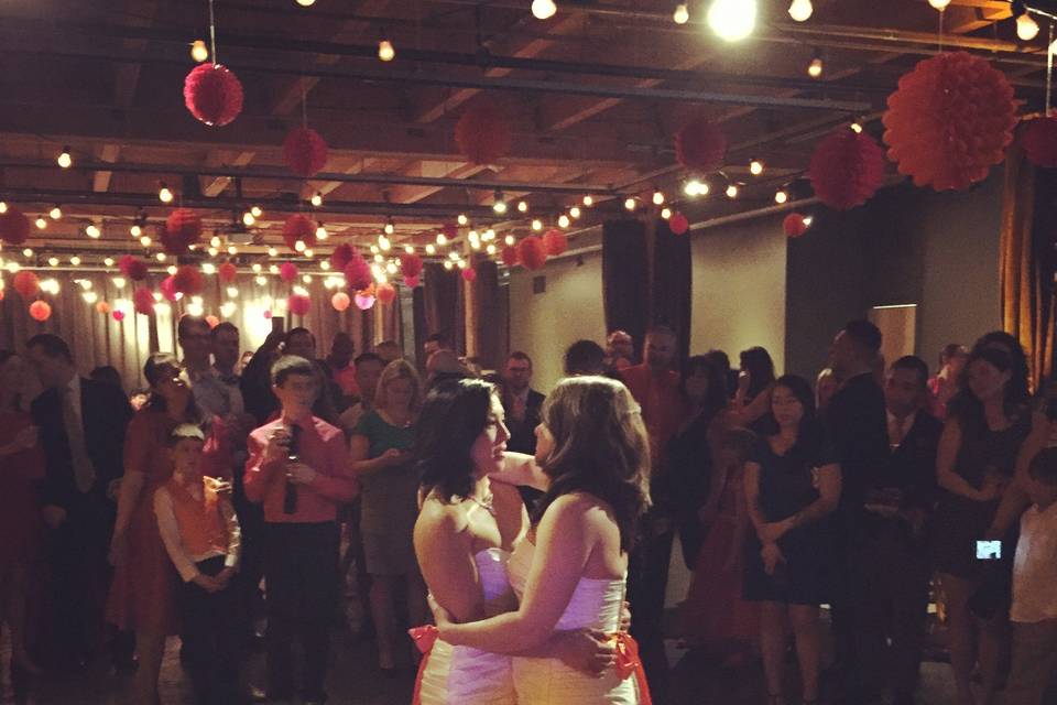 Wendy & Cheryl's first dance!