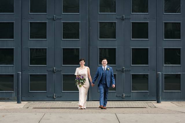 Couple in front of MIA