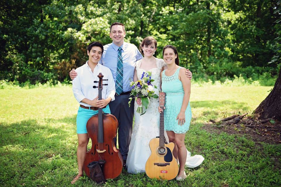 Photo with the newlyweds