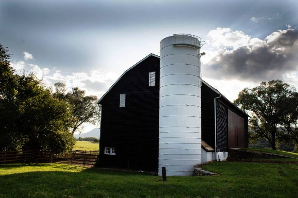 The barn exterior