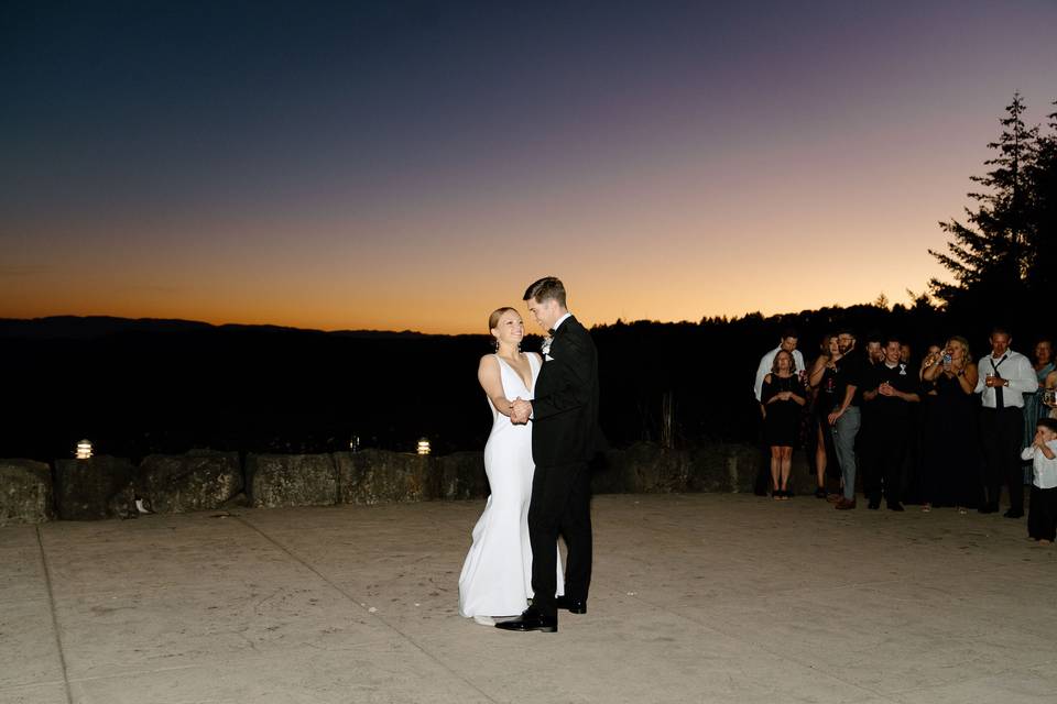 Ceremony with a view