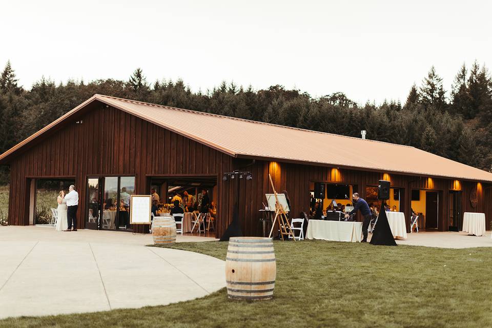 Event Center Dinner Set up