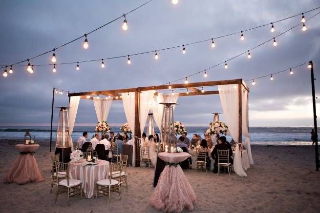 Wedding reception area