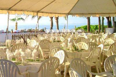 Dining area set-up