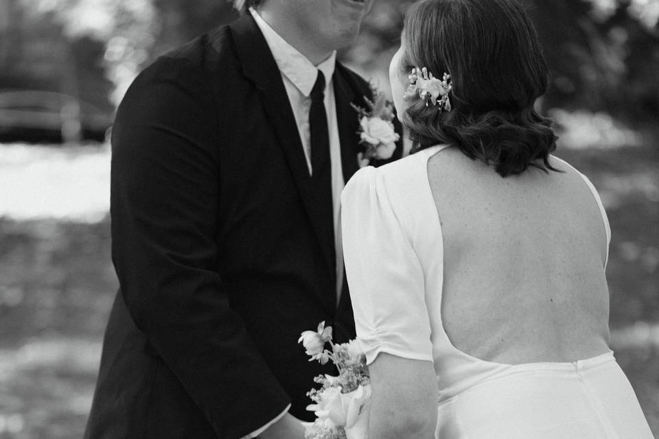 Private ceremony excitement