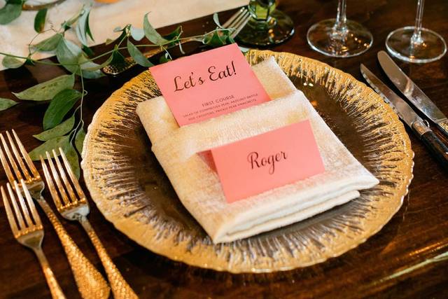 Coral Menu Design
