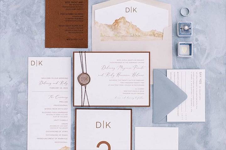 Choosing Paper for Your Wedding Invitations - Lauren Yvonne Design