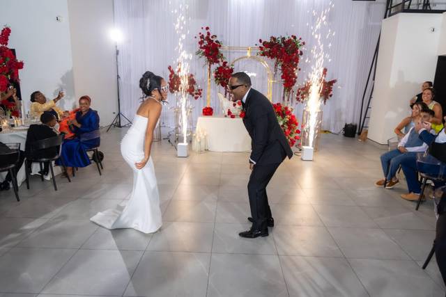 Glasses On Bride & Groom
