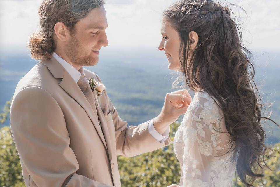 Bride and Groom First Look