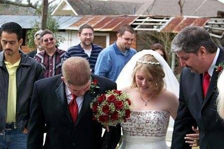 The Bride with Her Brother & Father