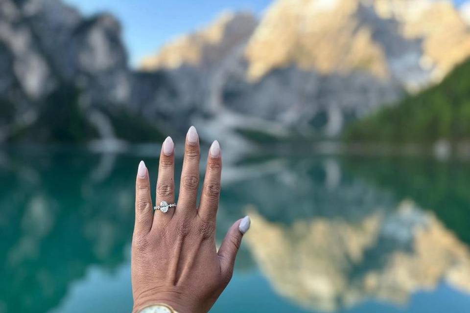 Engagement Ring with a View