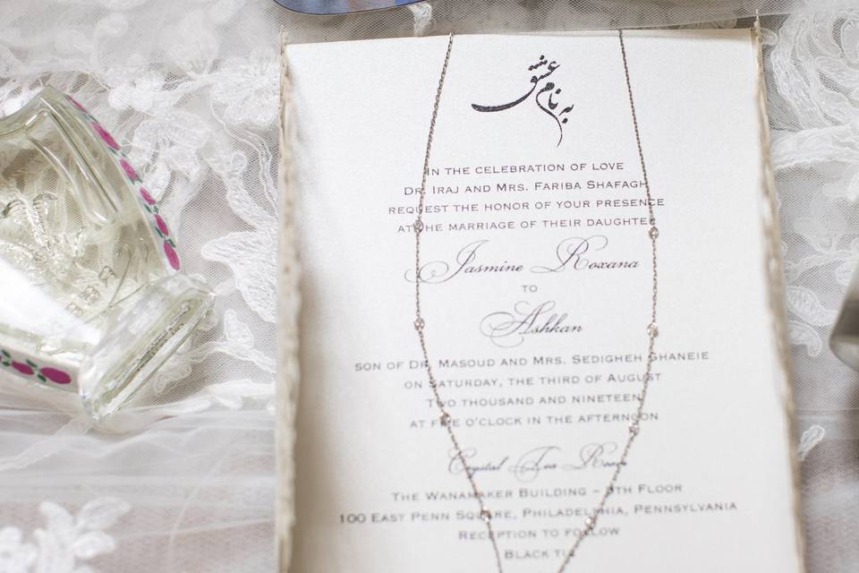 Persian Wedding Invitation