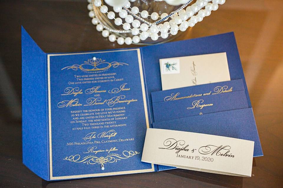 Dom Pérignon Bespoke Invitation Cards - Downey