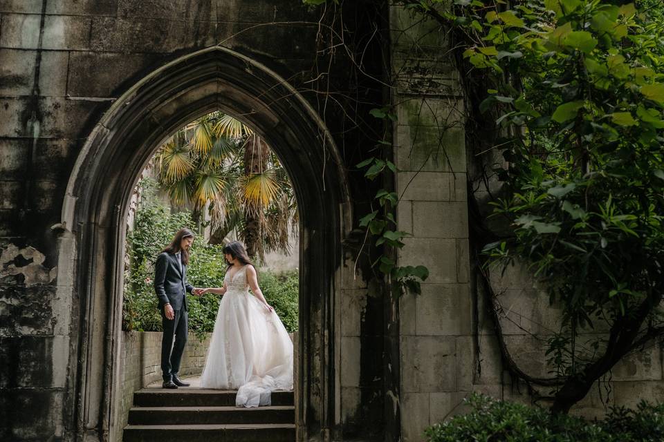 St Dunstan in the east wedding