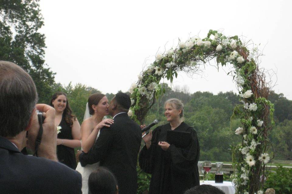 The wedding arch