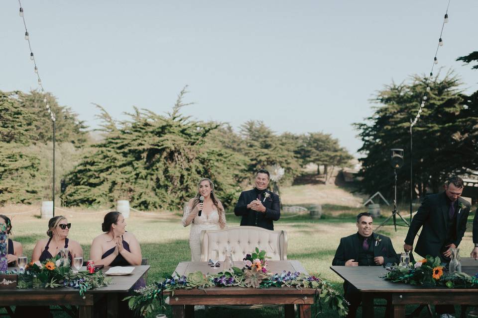 Perfect Ranch Views for Toasts