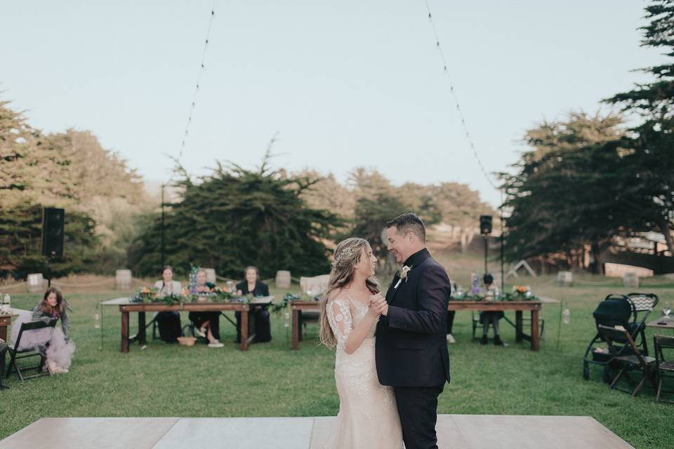 First Dance on Sundance Lawn