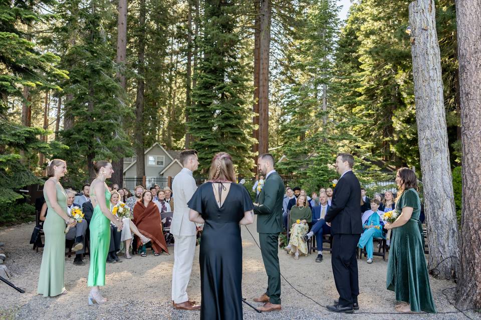Tahoe city wedding