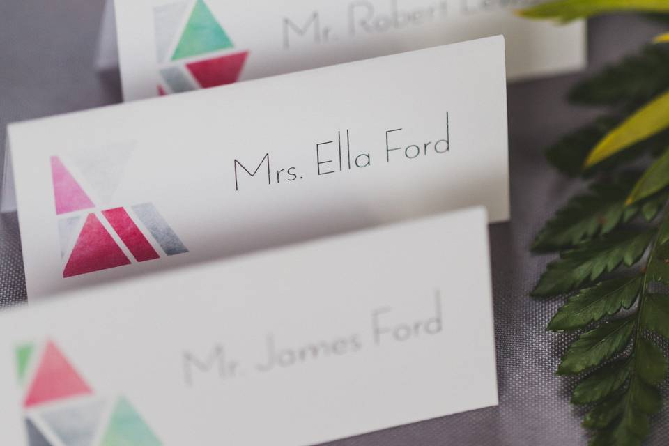 Wedding Reception Place Cards