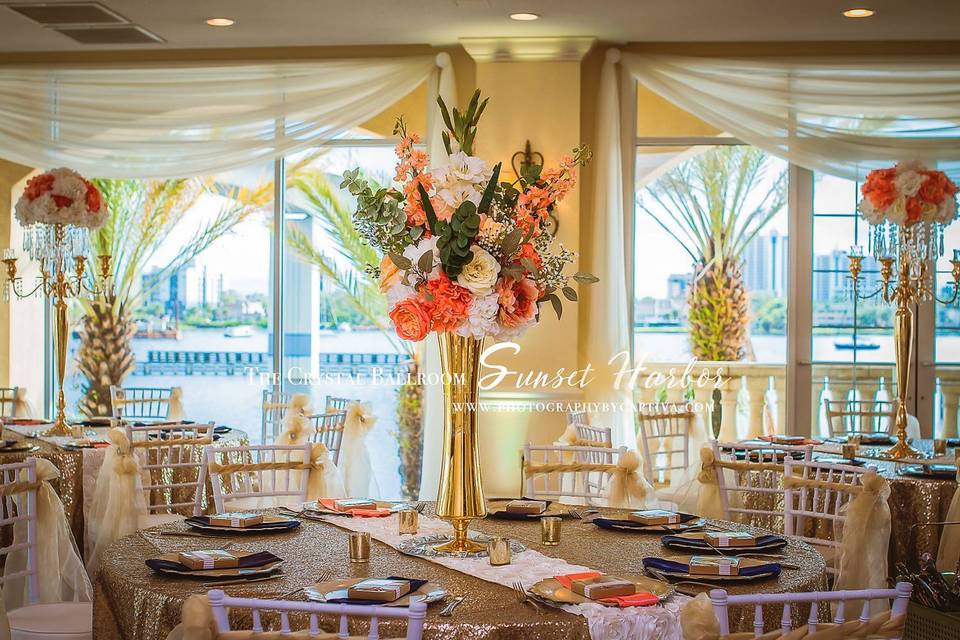 crystal ballroom at sunset harbor