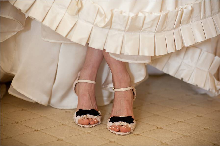 Bride's heels
