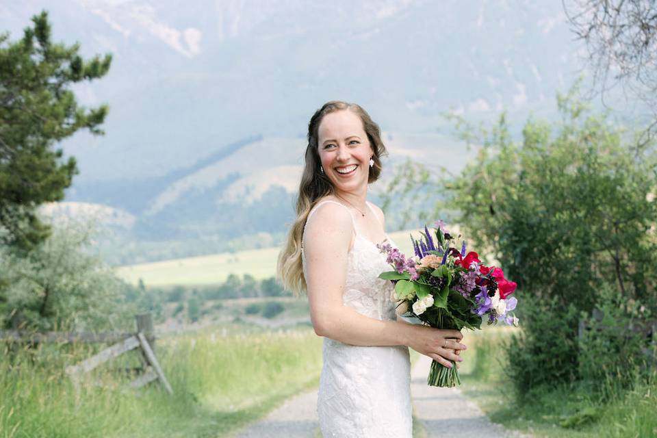 Montana Bridal Portrait