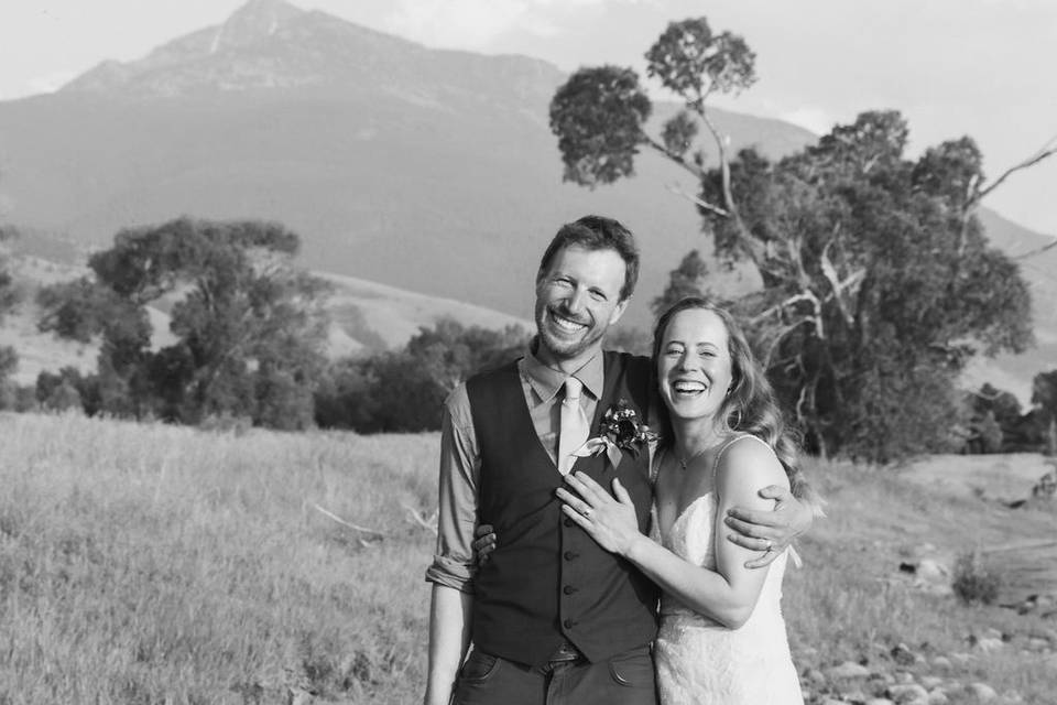 The happy couple