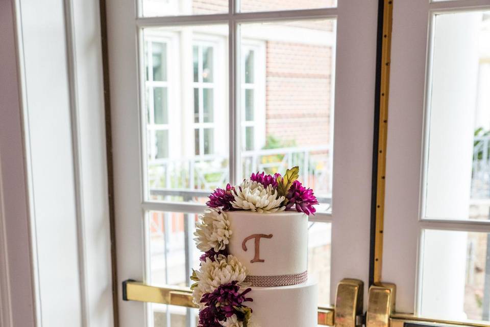 Four-tier wedding cakes