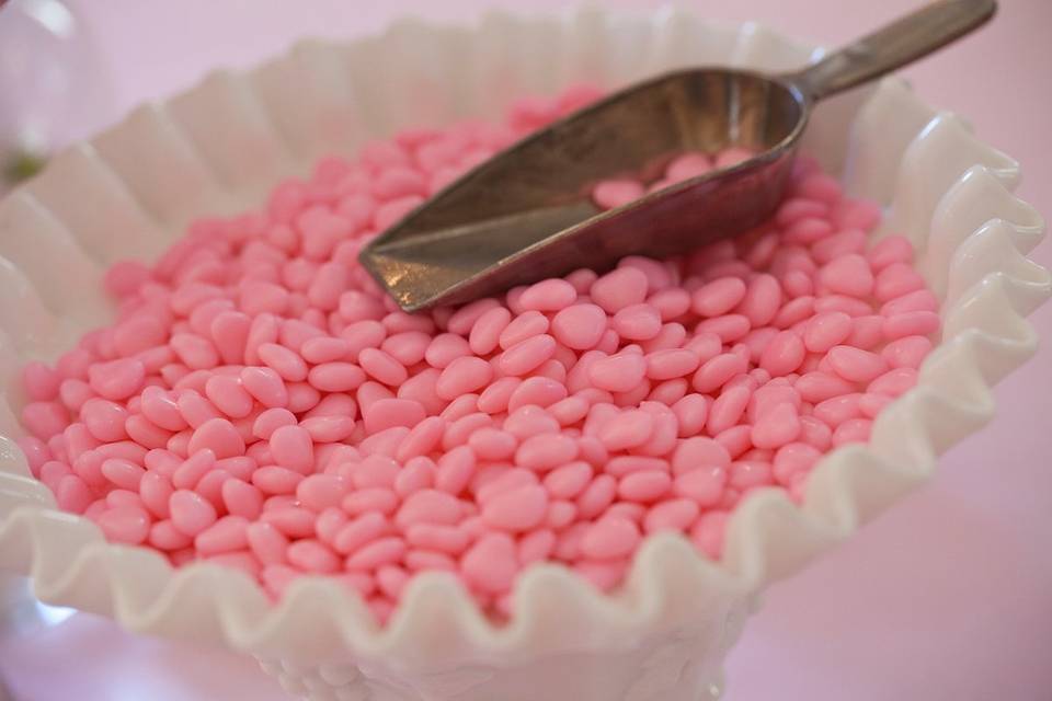 Pink sweets