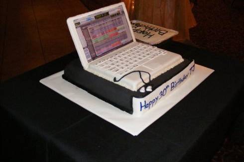 Laptop Cake