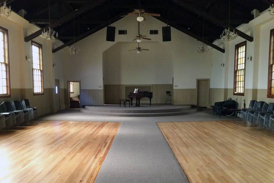 Inside view of the chapel