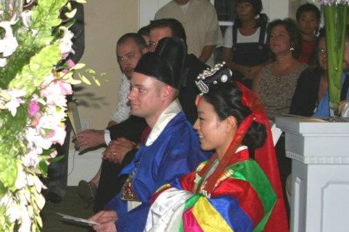 Korean wedding ceremony of Minah & Collin Campbell 8-7-08