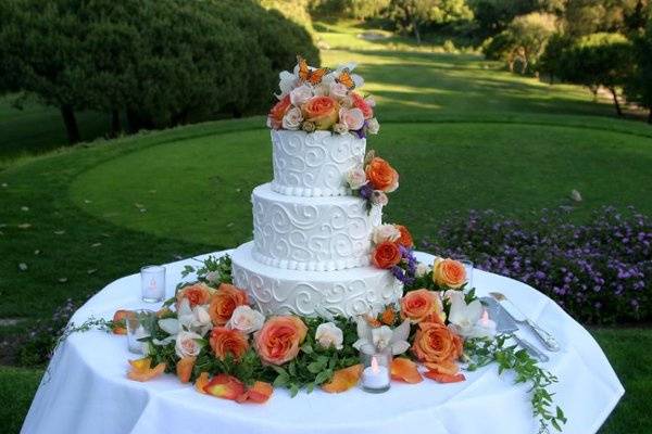 Soft Summer Twilight cake