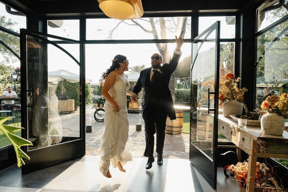 Banquet entrance