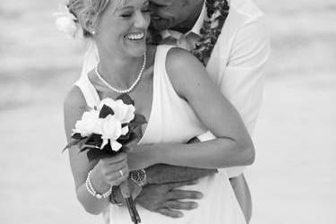 hawaii bride and groom portrait