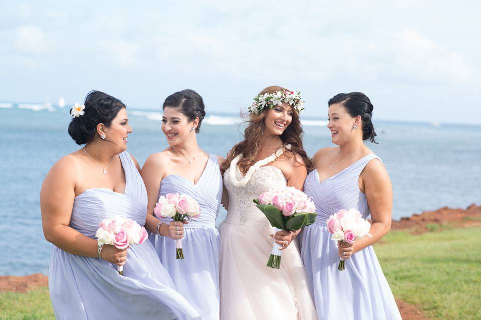 A beach wedding