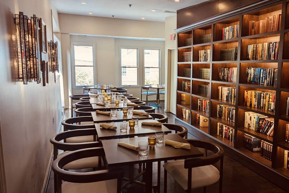 The library dining room