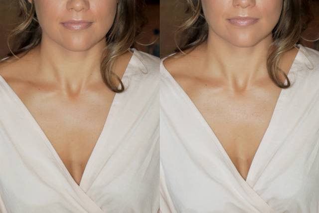 Nude makeup look