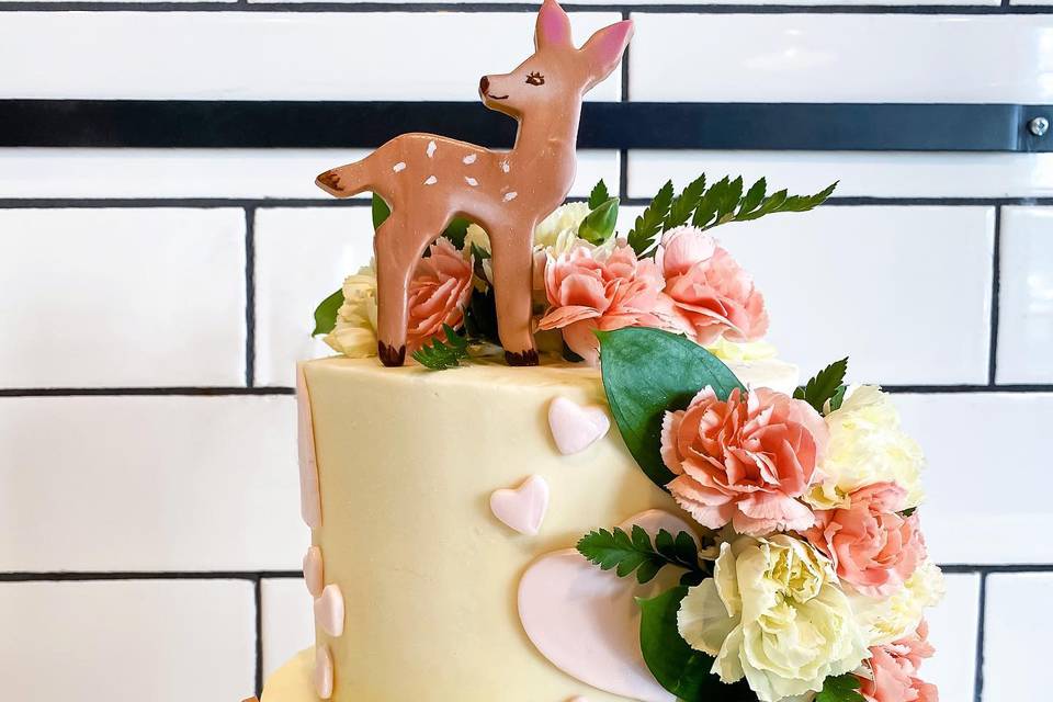 Custom wedding cake