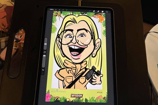 A digital caricature