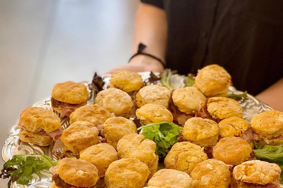 Mini sweet potato biscuits