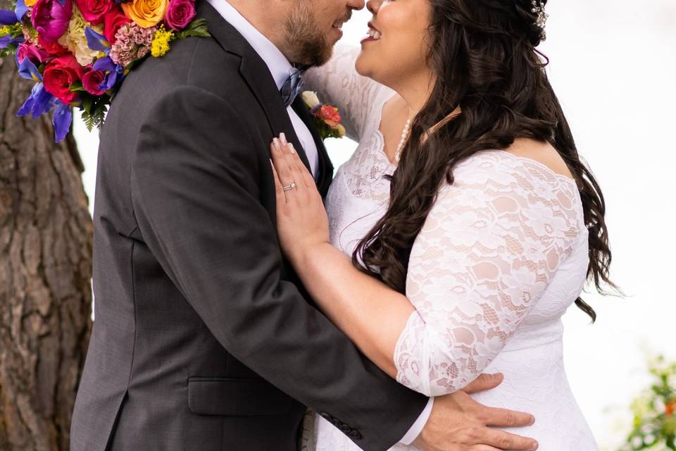Couple taking photos