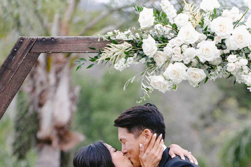 Couple kissing